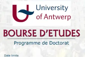 Envoyer CV à l’Université d’Anvers