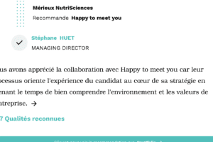 Envoyer CV Mérieux NutriSciences